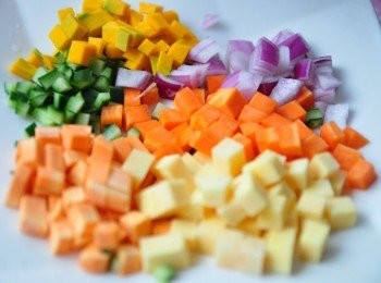 step1: 將所有<span class="group_1">食材</span>切成細丁狀