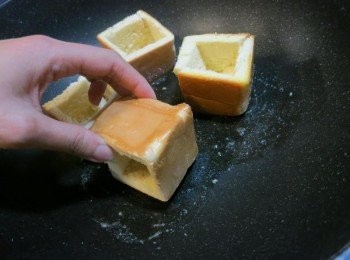 step4: 融化奶油均勻沾上