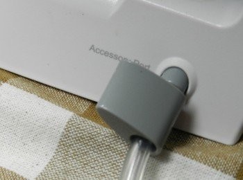 step4: 將連接管一頭接在Foodsaver V3240 上