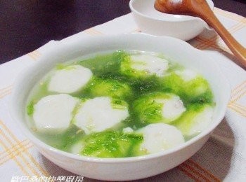 step5: 清爽鮮美翡翠花枝羹湯就完成囉。