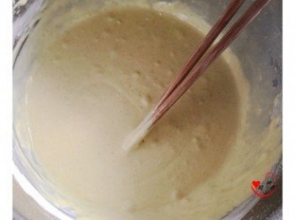 step1: 在來米粉與麵粉拌勻