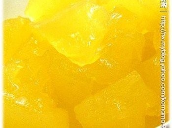 step2: 將粉粿依個人口感與喜好，切成一塊一塊恰好入口的大小。