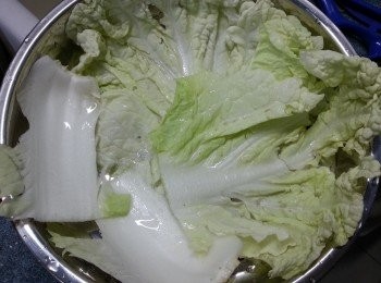 step12: 蒸碟舖上菜葉