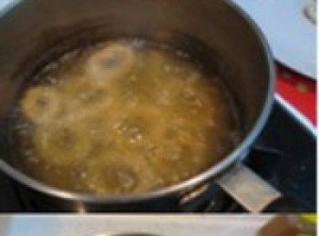 step4: 魷魚圈取出冷卻後，再用高溫炸一次