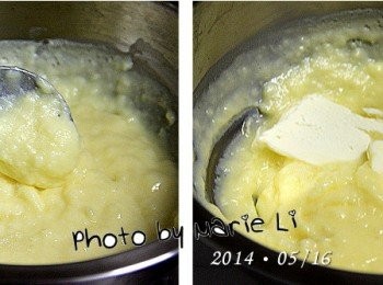 step5: 趁著剛熄火醬料裡的餘溫，將奶油放進去一起拌勻