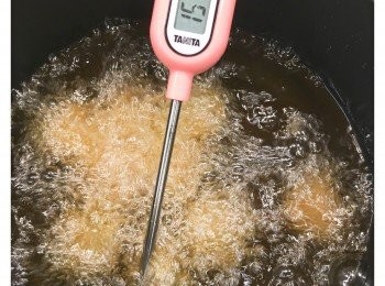 step6: 用油溫150度炸