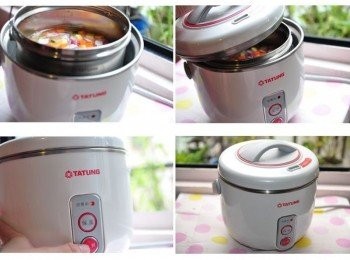 step4: 輕輕的保持平衡將內鍋平放於電鍋內，才不會因為晃動而造成內鍋米飯不均勻分布，煮出來的米飯就會因為水分吸收不一而軟硬不一喔! 輕輕的保持平衡將內鍋平放於電鍋內，才不會因為晃動而造成內鍋米飯不均勻分布，煮出來的米飯就會因為水分吸收不一而軟硬不一喔!