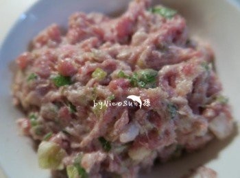 step2: 慢慢加水攪拌（打水）出筋性