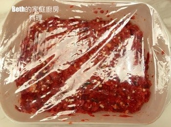 step5: 蓋上保鮮膜，放在室溫發酵一天