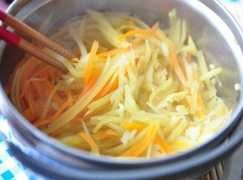 step3: 香甜的地瓜簽飯完成囉!