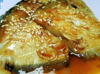 step6: 起鍋後撒上白芝麻就大功告成囉!!