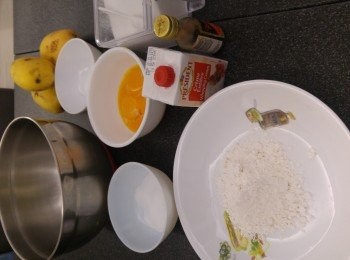 step1: 準備所需材料,焗爐預熱170度。