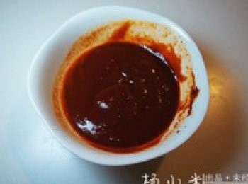 step4: 辣醬用清水調勻