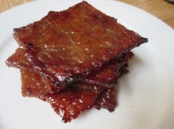 step7: 干淨衛生，經濟又美味！可制做16塊豬肉干。