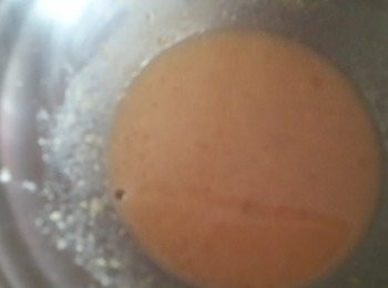 step2: 豆腐乳用熱水調成水狀在加入所有調味料即可