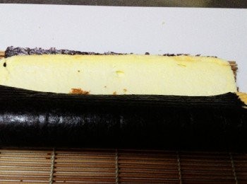 step4: 接下來用竹簾捲起來