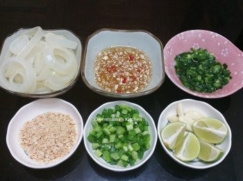 step3: 準備配料和汁料