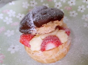 step10: 步驟7蓋上在撒上糖粉裝飾完成