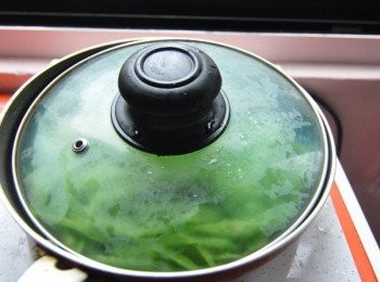 step9: 蓋上鍋蓋悶煮約15秒