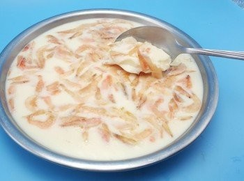 step5: 就可以蒸出滑滑的櫻花蝦水蛋