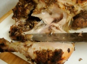 step6: 拿走上層錫紙焗多30分鐘後置室溫10分鐘後可進食


真係入面超級juicy !