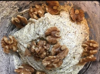 step7: 最後加入核桃搞混。