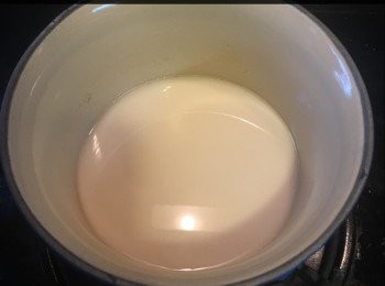 step3: 將粉糊用細火慢慢煮。