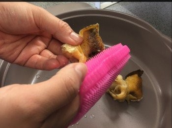 step2: 嚮螺要擦洗乾淨