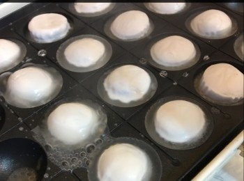 step3: 反轉後。待出干水