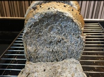 step6: 焗爐預熱200度焗10分鐘。
降低至180度焗8-10分鐘。

方包外脆內軟～ 正！