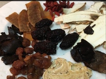 step1: 材料洗淨，陳皮浸泡去衣備用