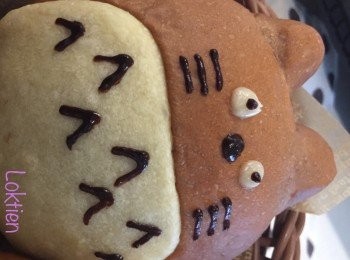 step6: 龍貓麵包完成了！