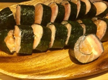 step5: 微焗後，取出切件，完成！