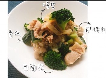 step1: 將雞脾拆骨，用全部<span class="group_2">調味</span>醃大概30分鐘
青瓜，切粒，用鹽水浸，再揸水出
西蘭花，切小塊，備用