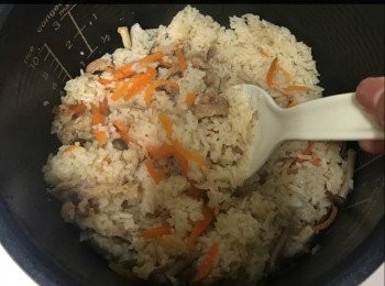 step3: 好大功告成， 把他們拌勻（≧∇≦）