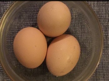 step2: 蛋3隻。