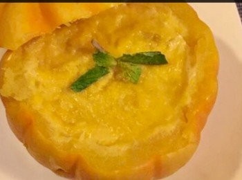 step4: 附註：這個南瓜椰奶布甸，沒必要加糖，因為南瓜和椰奶本身就是甜的。


想知道我更多食譜，可去我Facebook 專頁。
https://m.facebook.com/carlineki/