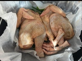 step8: 25分鐘過後，熄火焗5分鐘，然後斬件上碟，完成。 