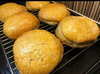 step13: 焗爐預熱180度，焗16-18分鐘。