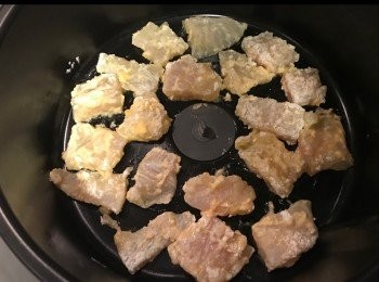 step4: 將龍脷柳落鑊煎。