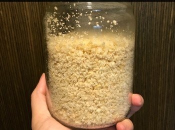 step10: 豆渣放起，可以整其他食品！

我下一篇食譜，將會介紹用豆渣整brownie!
Stay tuned!