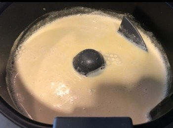 step7: 煮好後豆漿無豆腥味就得啦！