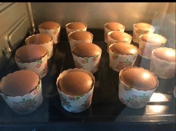 step6: 110度20分鐘
120度20分鐘
150度10分鐘
160度5-10分鐘
全程大約55-60分鐘
關火悶5分鐘
出了爐凳走內有空氣