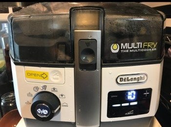 step6: 我用Delonghi Multifry 機開三度，煮十分鐘。