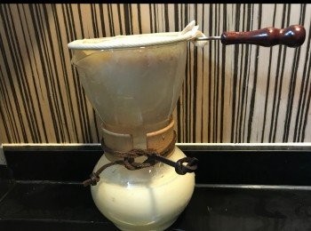 step8: 最後我隔多一次渣，豆漿勁滑呀！