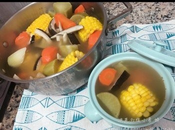 step3: 轉小火煲1小時30分鐘，完成。