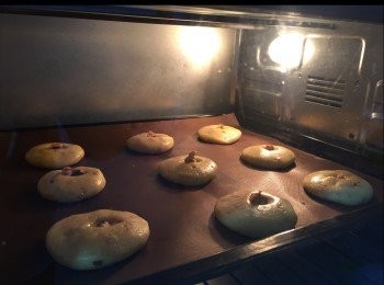 step7: 180度15～18分鐘，上色就可以