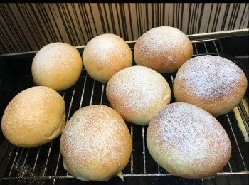 step6: 焗爐預熱160度，焗16-18分鐘。
食前灑上糖霜會更好食！