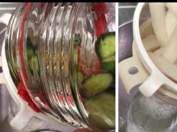 step6: 把醋全倒走，一滴不留。