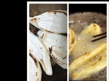 step6: 上湯煮好後，柚皮加入上湯炆半小時。
再灑上蝦子完成。